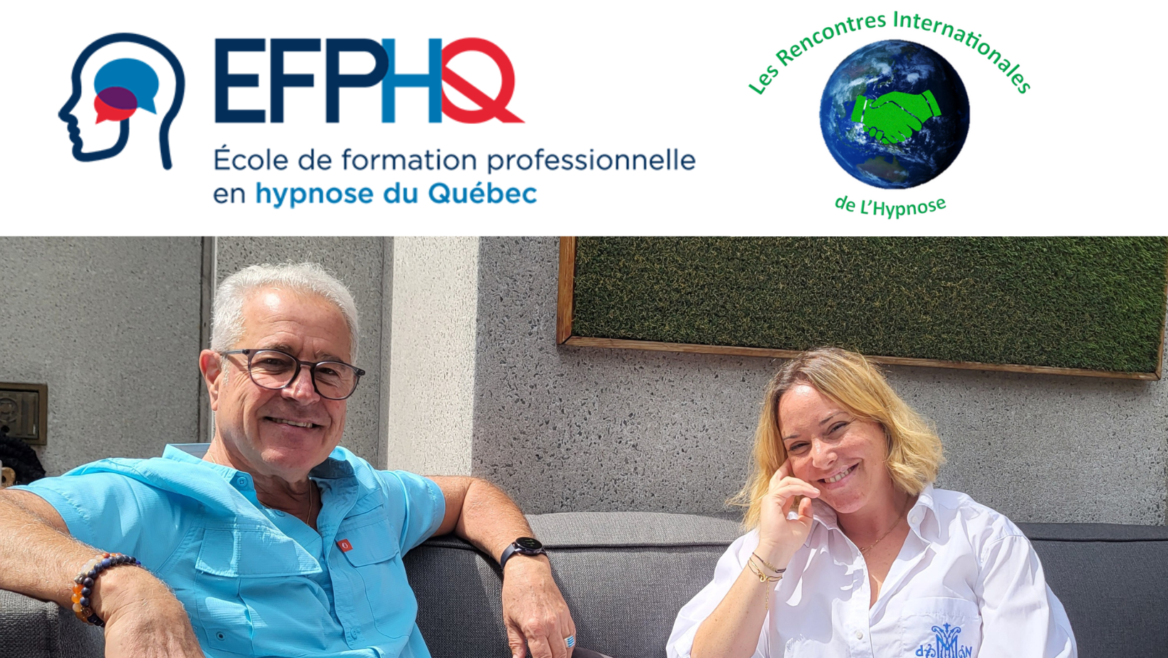 Zohor El Armani et Gerald-Henri Vuillien a Montreal